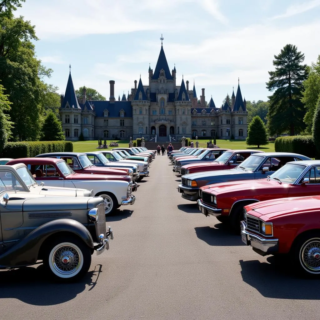 Classic Cars on Display at Biltmore Car Show