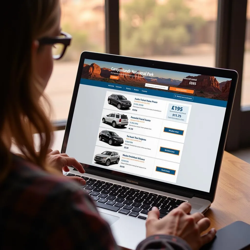 Booking a Canyonlands Car Rental Online