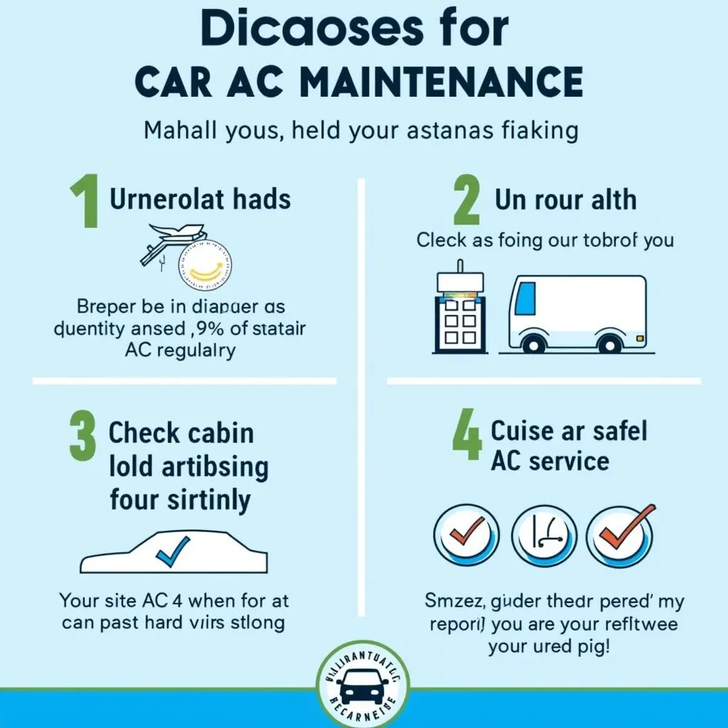 Car AC Maintenance Checklist