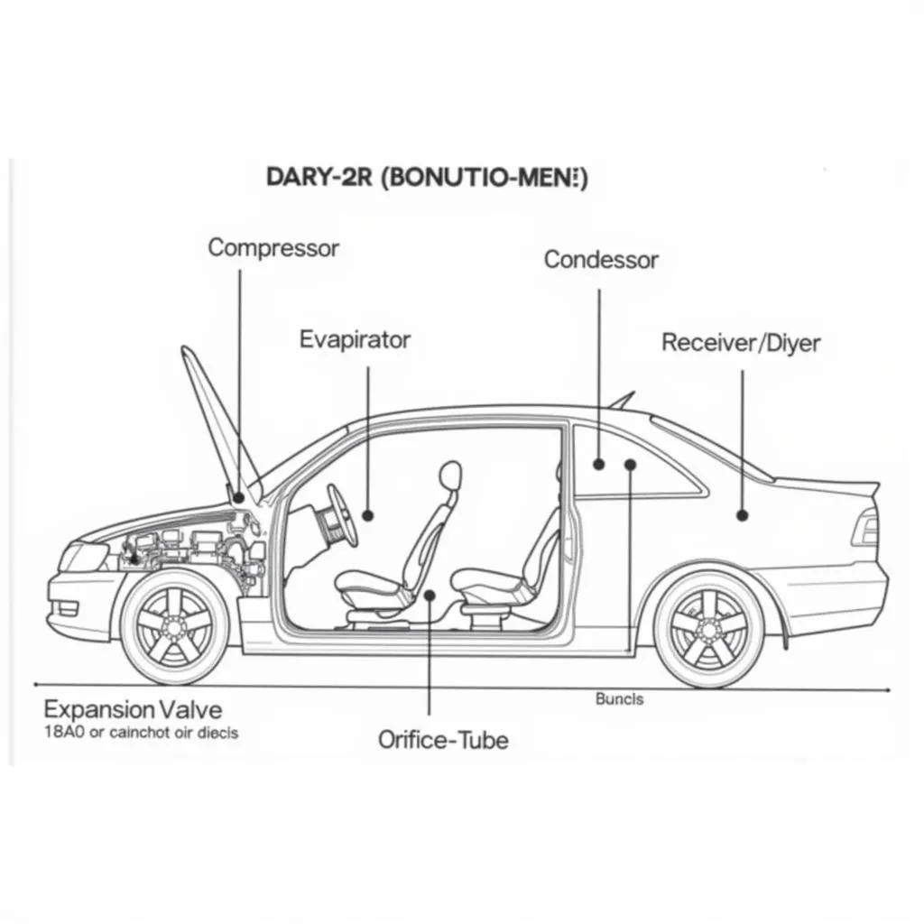 Car AC System Diagram