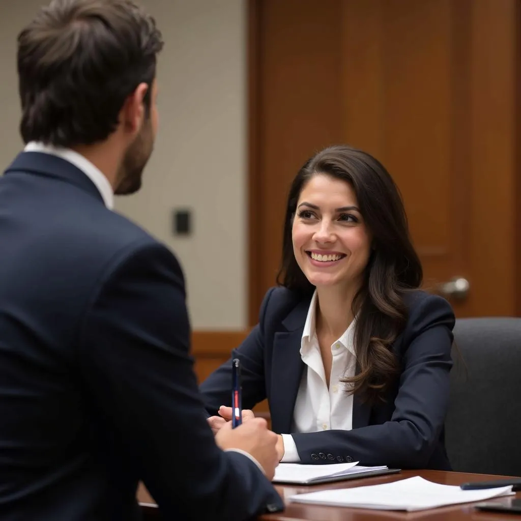 Car Accident Lawyer in Courtroom