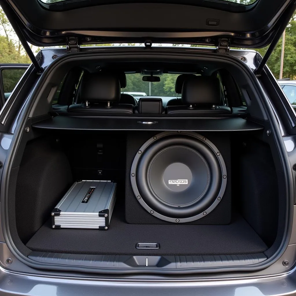 Car Audio System with 12 Inch Subwoofer &amp; Amplifier