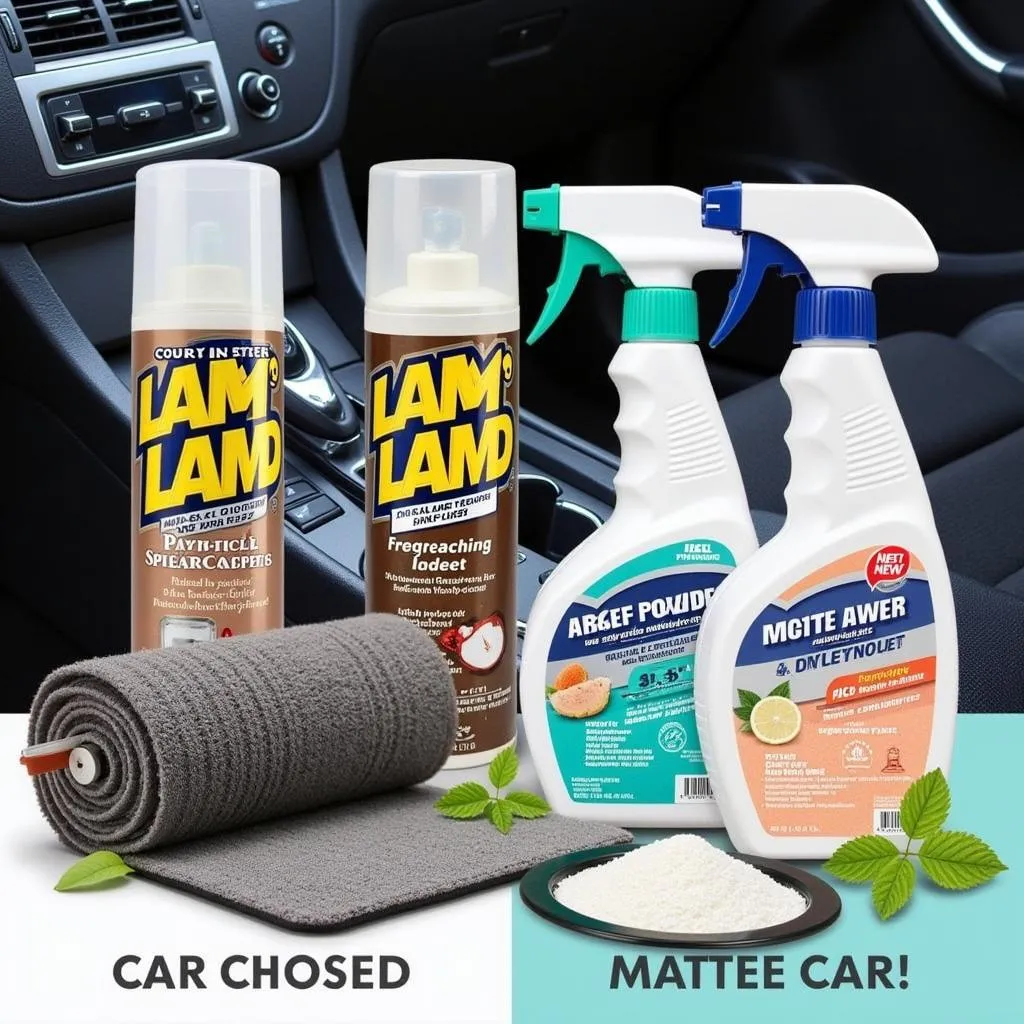 Variety of car carpet air fresheners