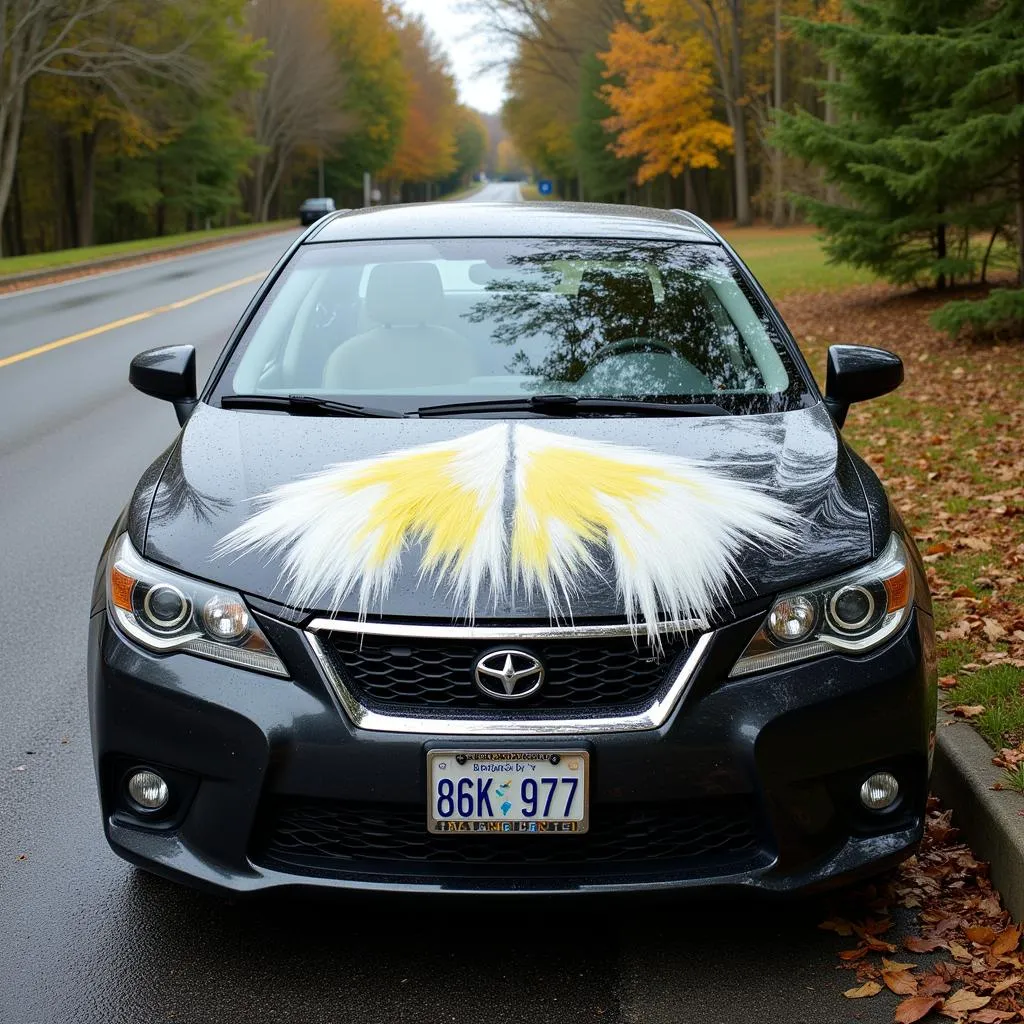 Car Covered in Skunk Spray