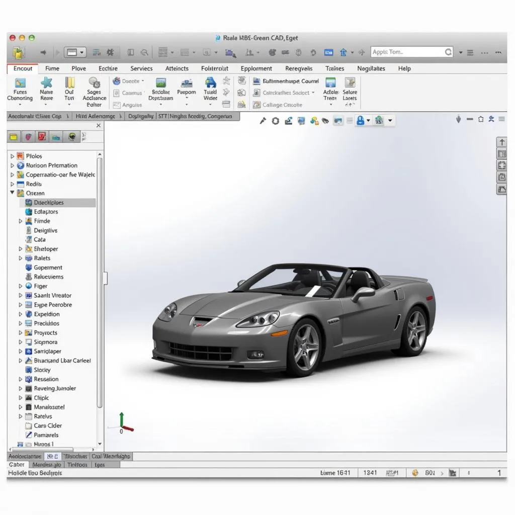 Car Design Software Interface