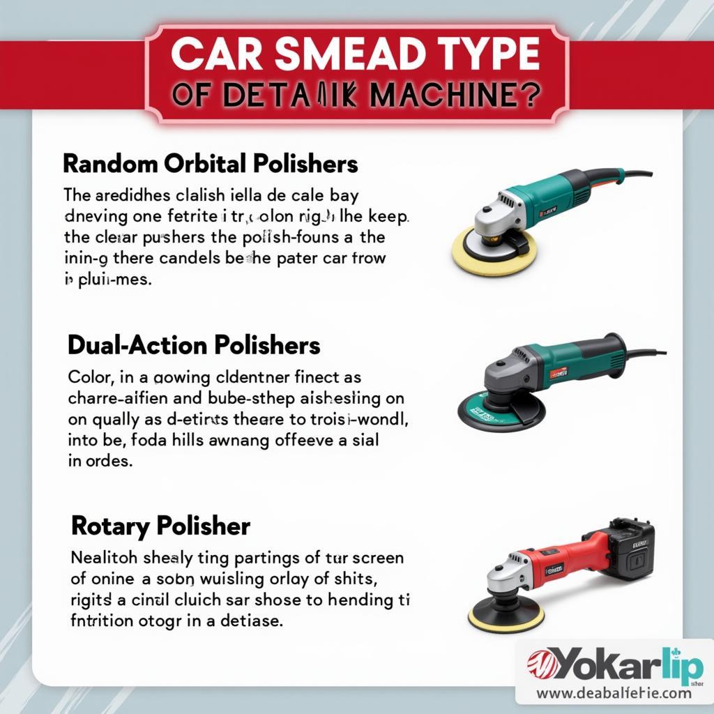 Different Types of Car Detailing Machines