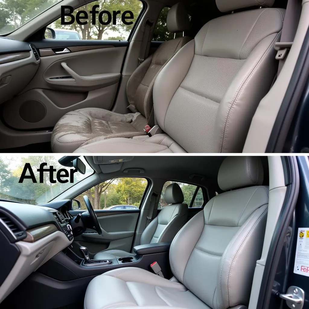 Car Interior Detailing Process