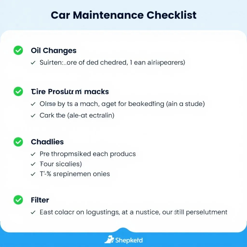 Car Maintenance Checklist Orange County