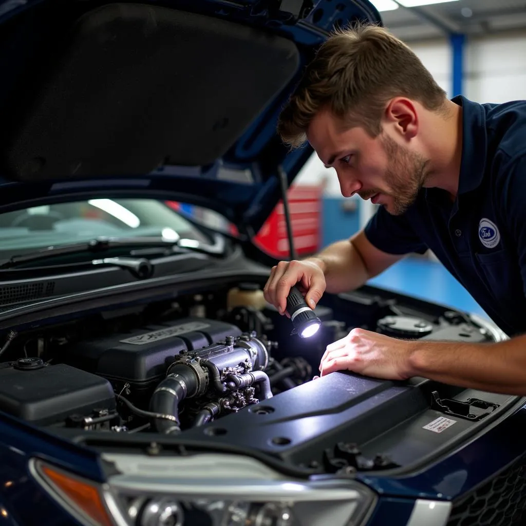 Car Mechanic Inspection