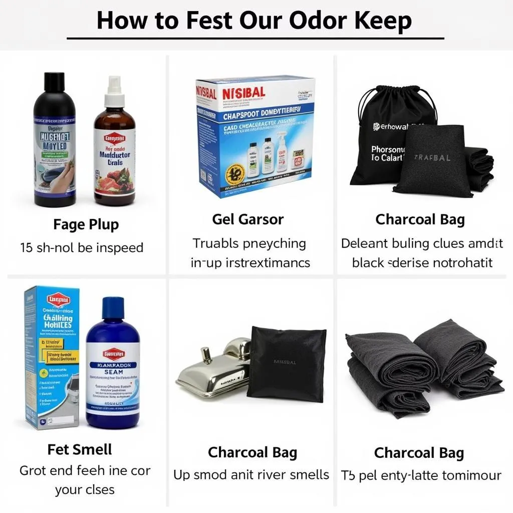 Car odor eliminator products