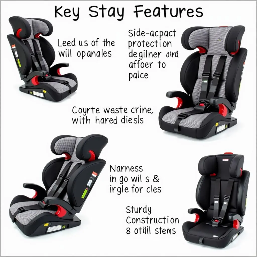 Close Up of Car Seat Harness