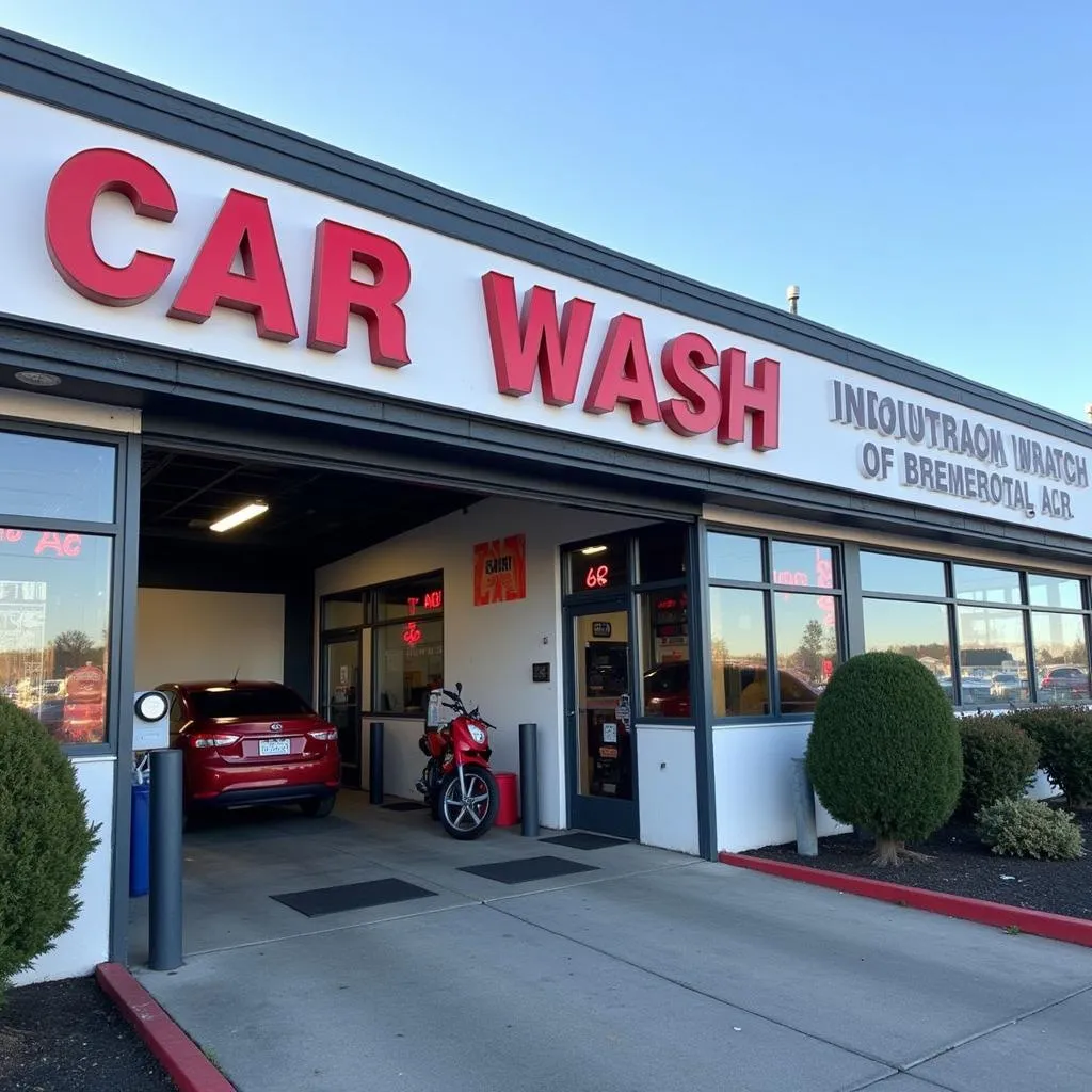 Car wash exterior in Bremerton