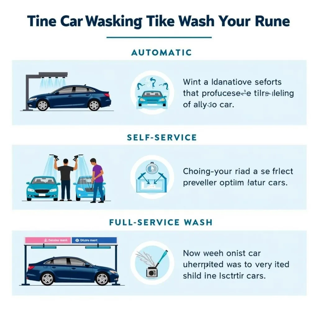 Different car wash options in Morehead City.