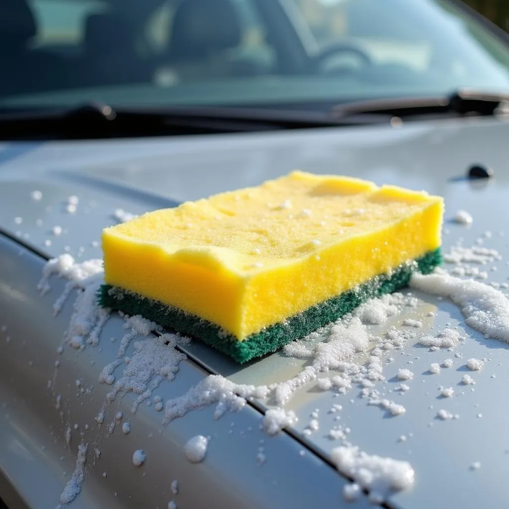 Car Wash Soap and Sponge