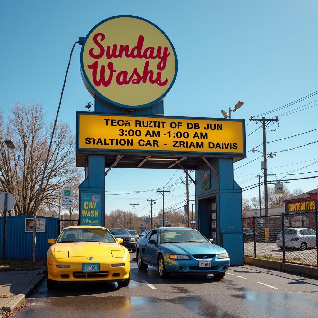 Car wash open on Sunday