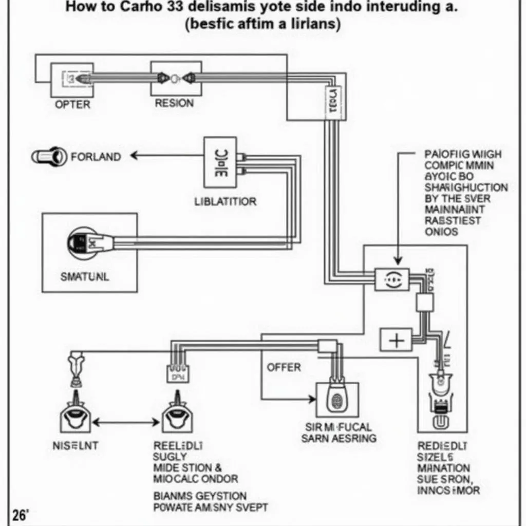 Car wiring diagram