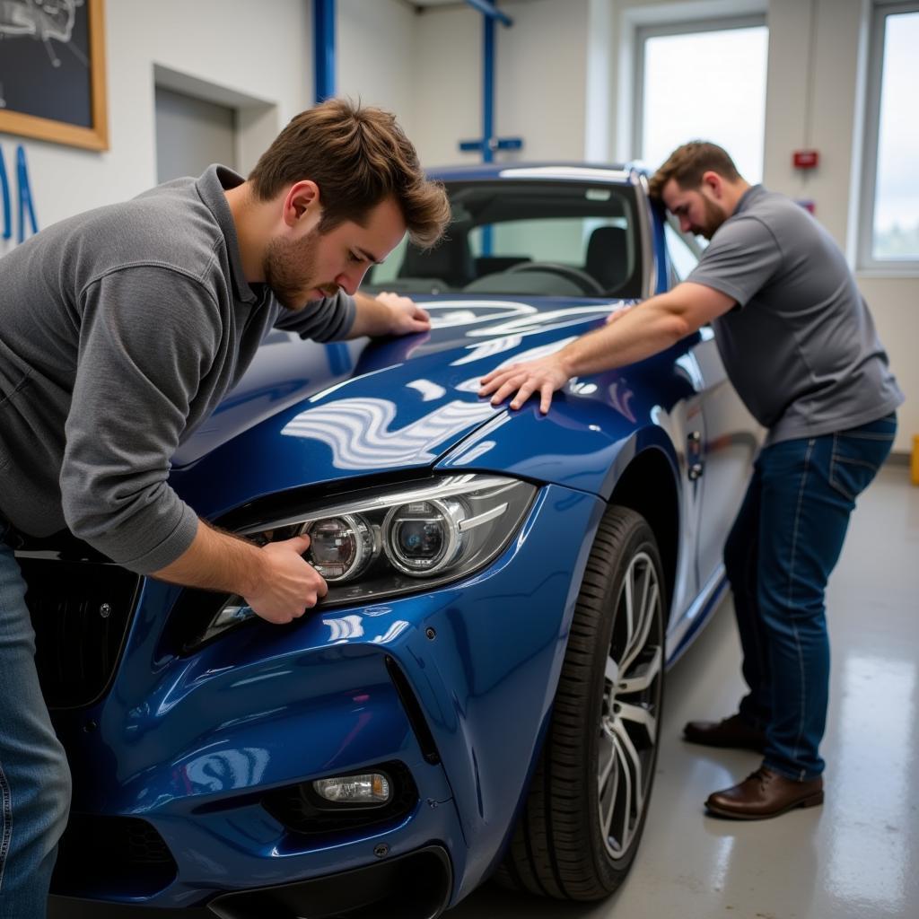 Car wrap installation