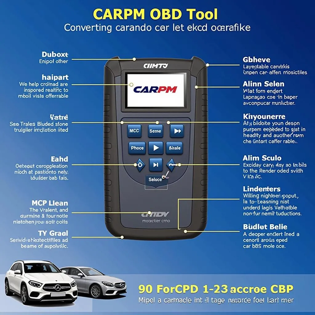 CARPM OBD functions illustration