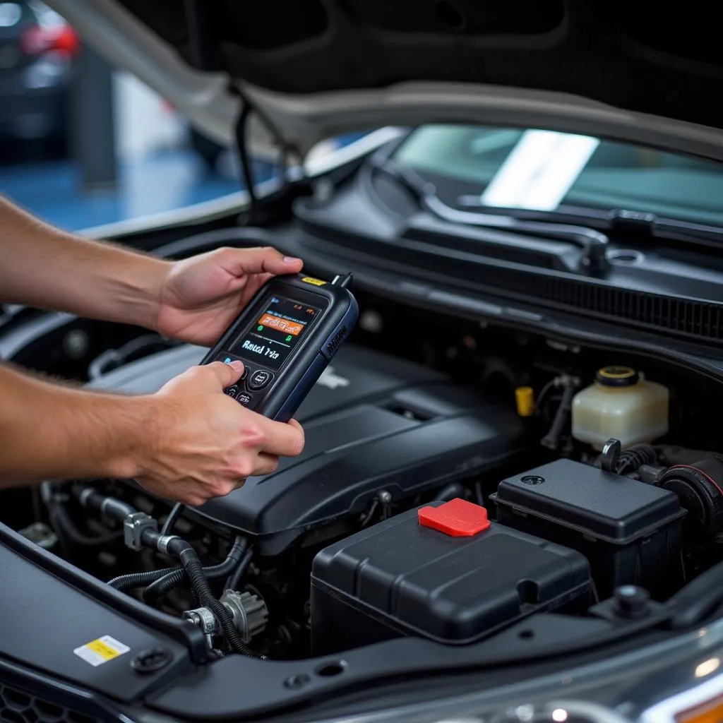 Chevrolet Car Engine Mechanic Inspection