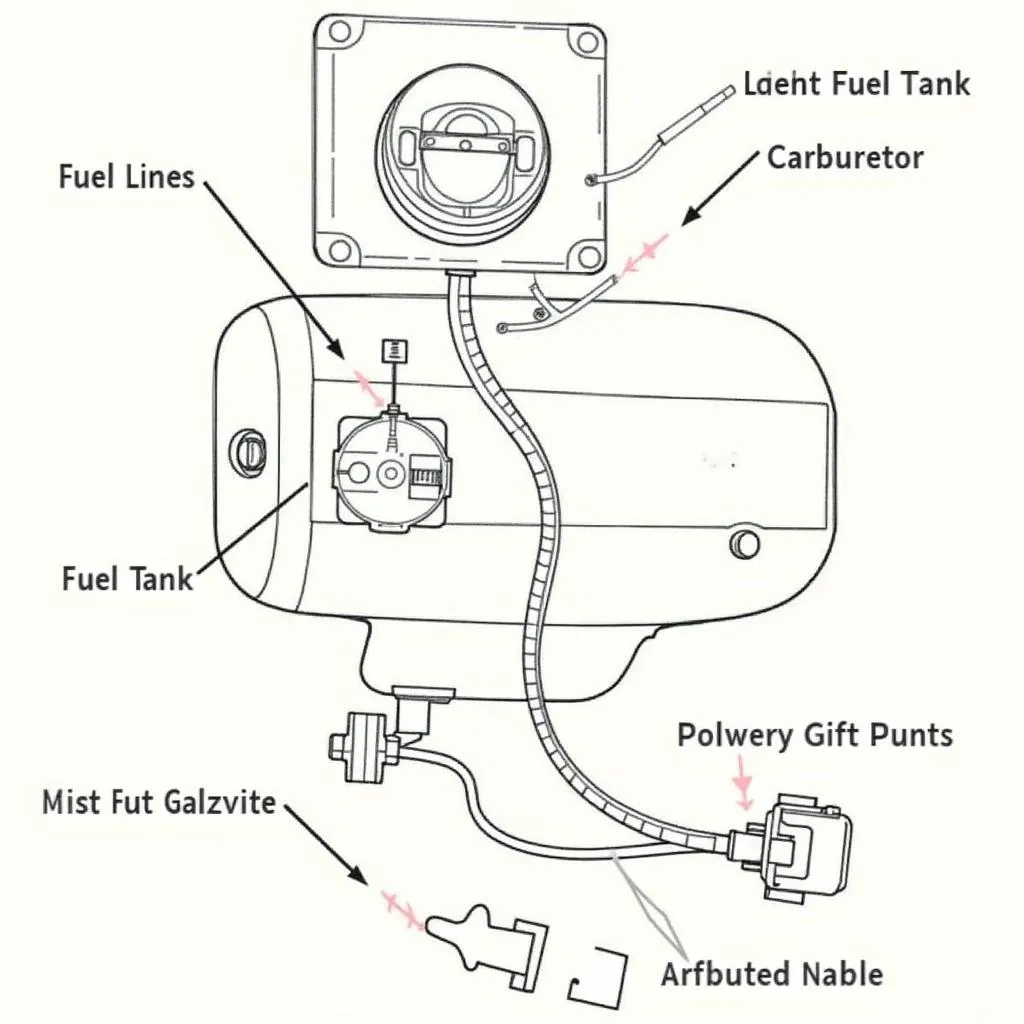 1955 Chevy Fuel Line System Diagram