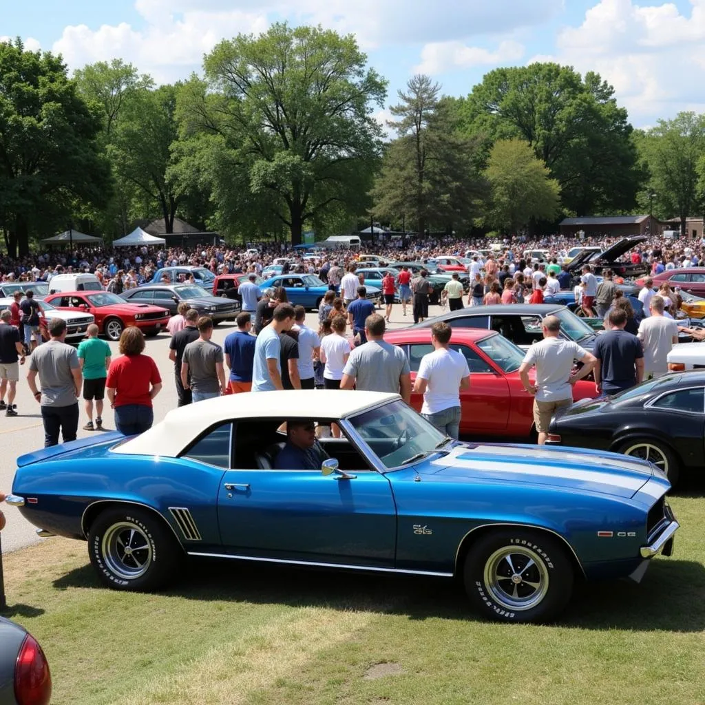 Classic Car Show Attendees