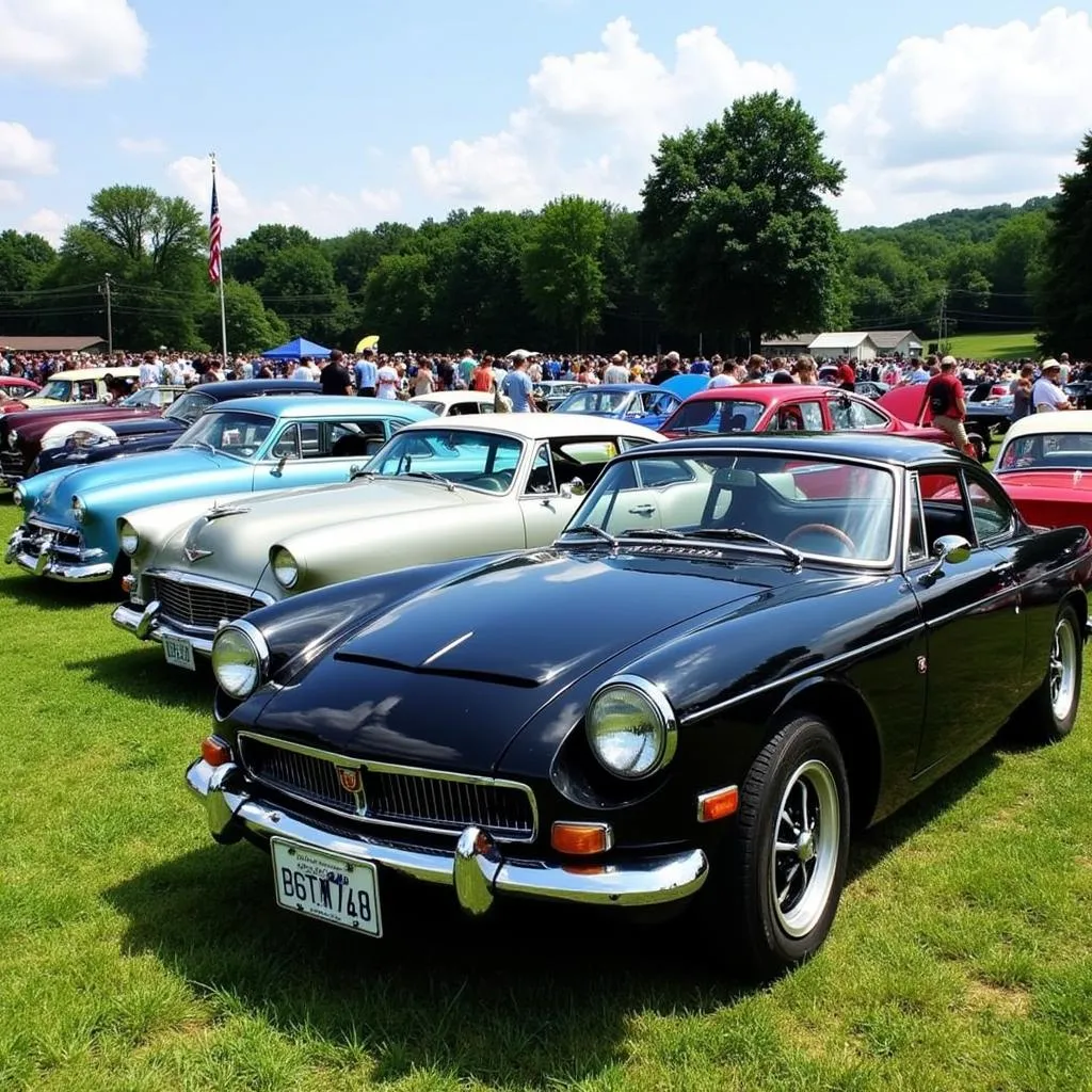 Classic Cars on Display