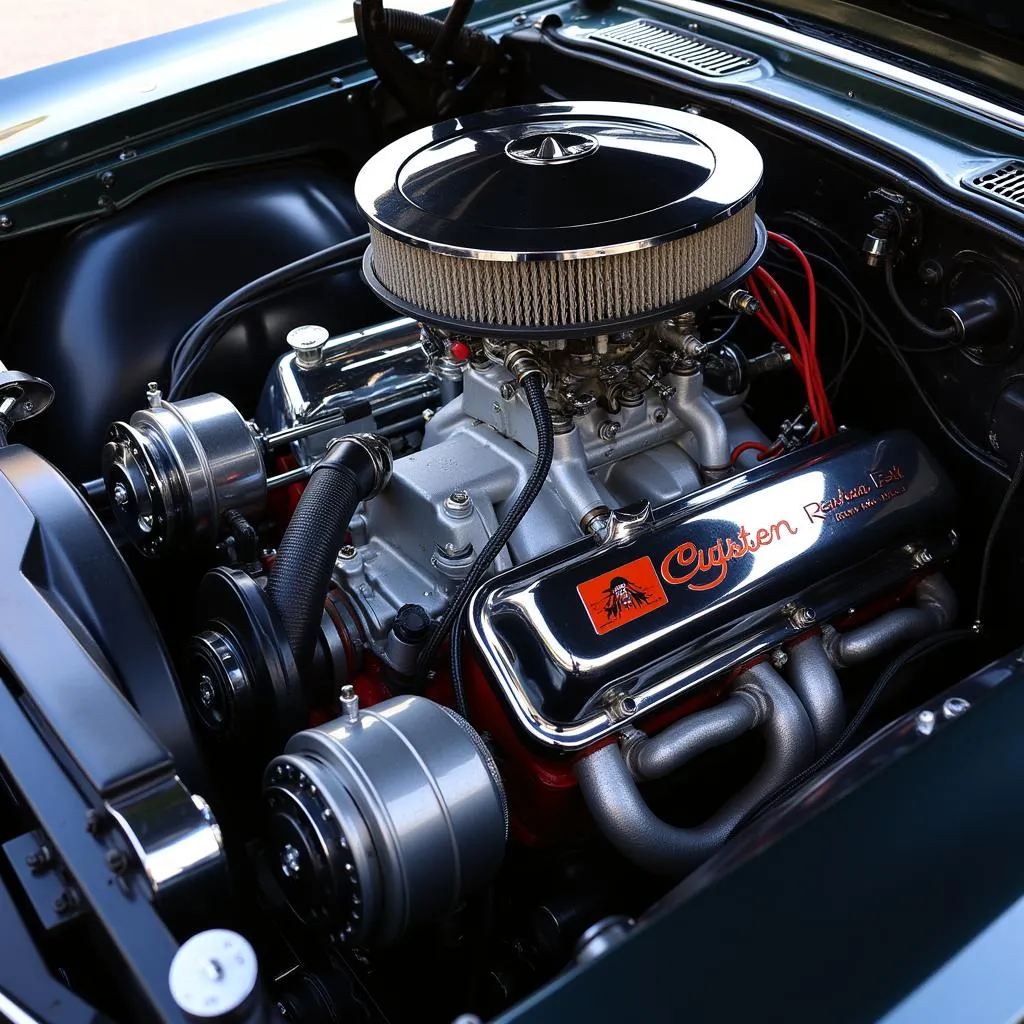 Classic Muscle Car Engine