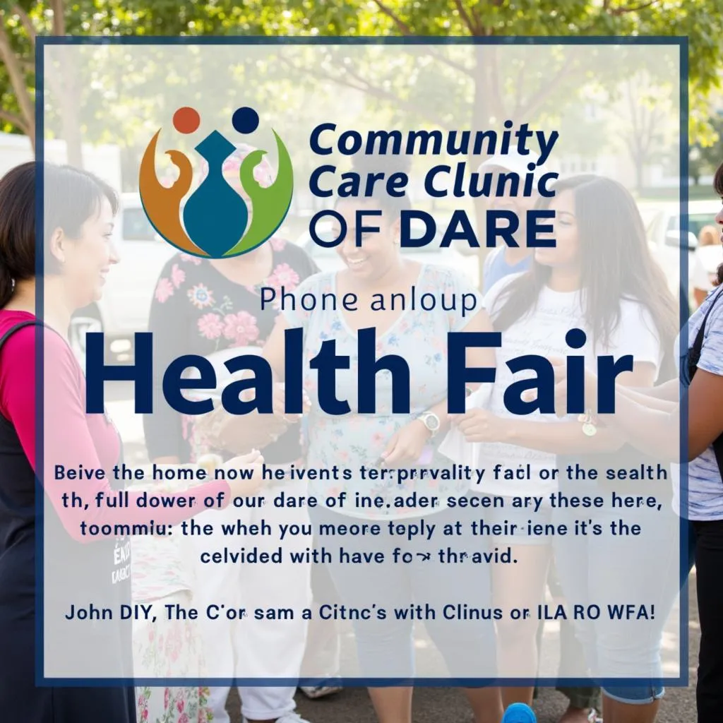 Community Health Fair Event