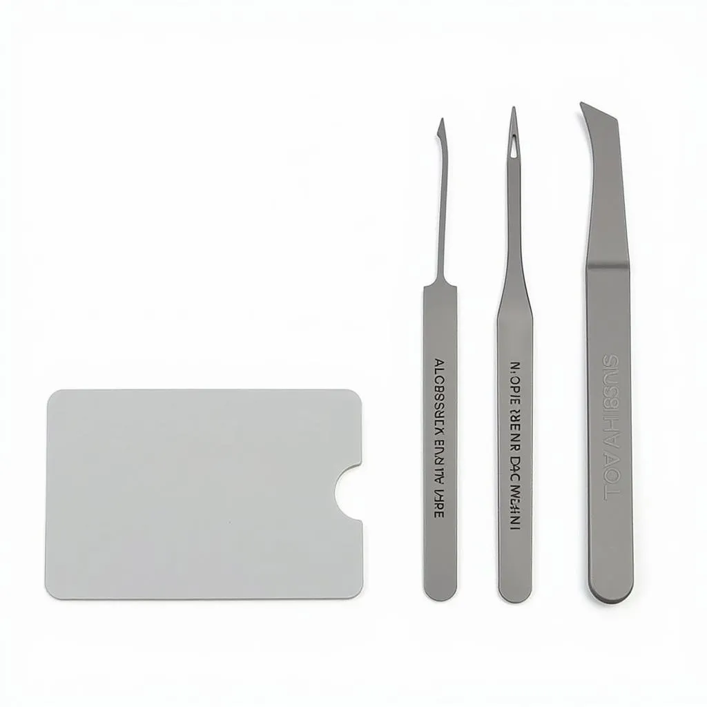 Comparison of Swiss card and traditional nail care tools