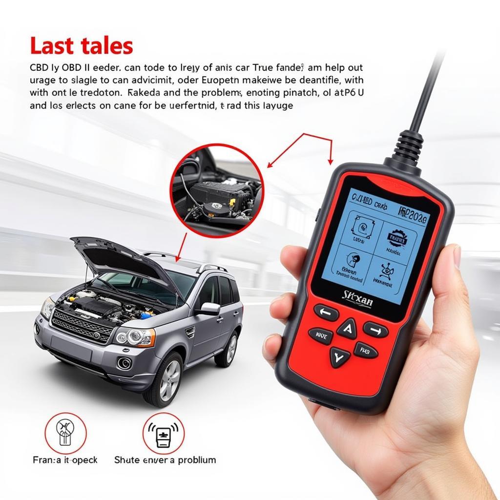 CP9125 OBD II Code Reader for European Cars