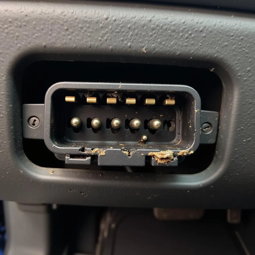 Damaged OBD port Crown Victoria