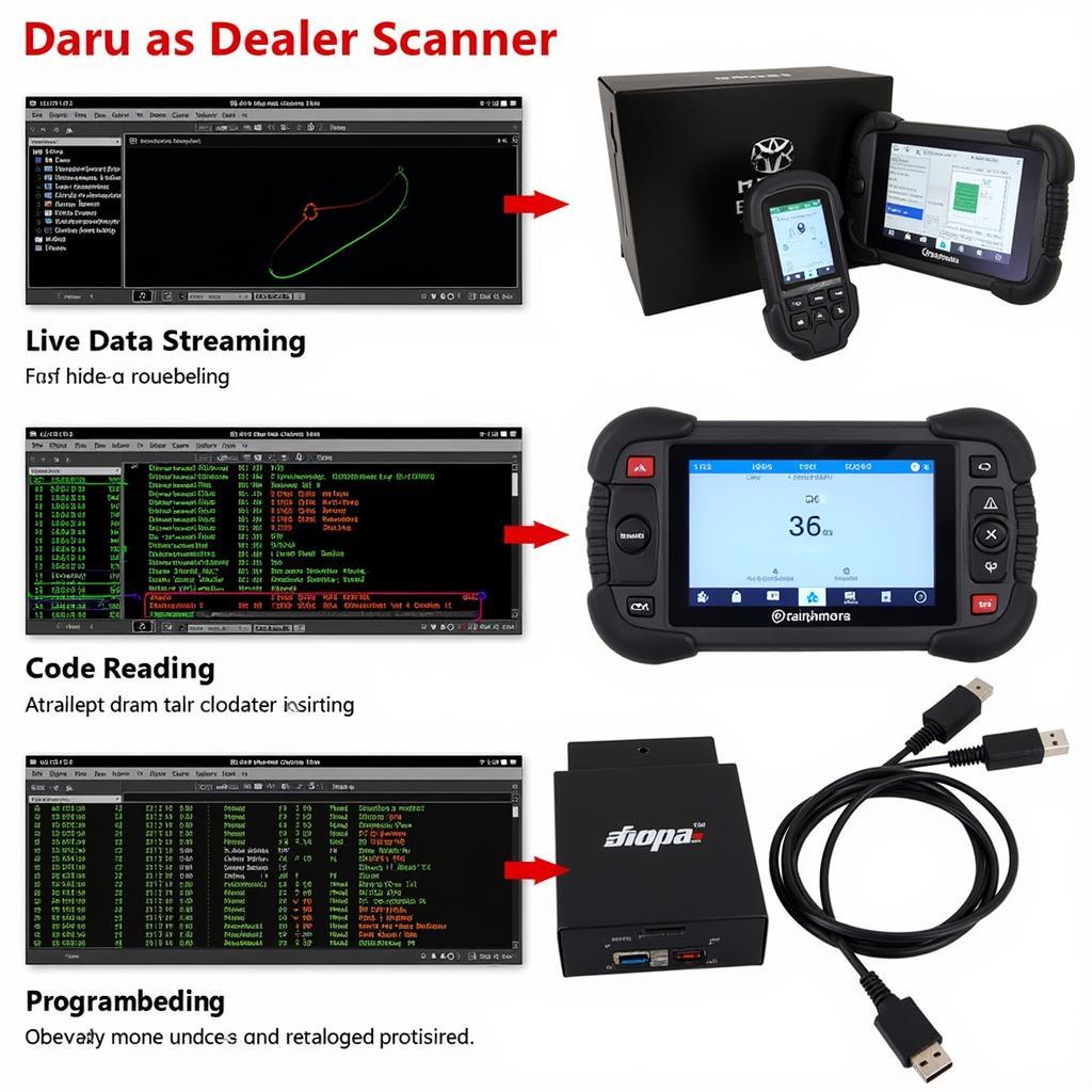 Features of a dealer scanner