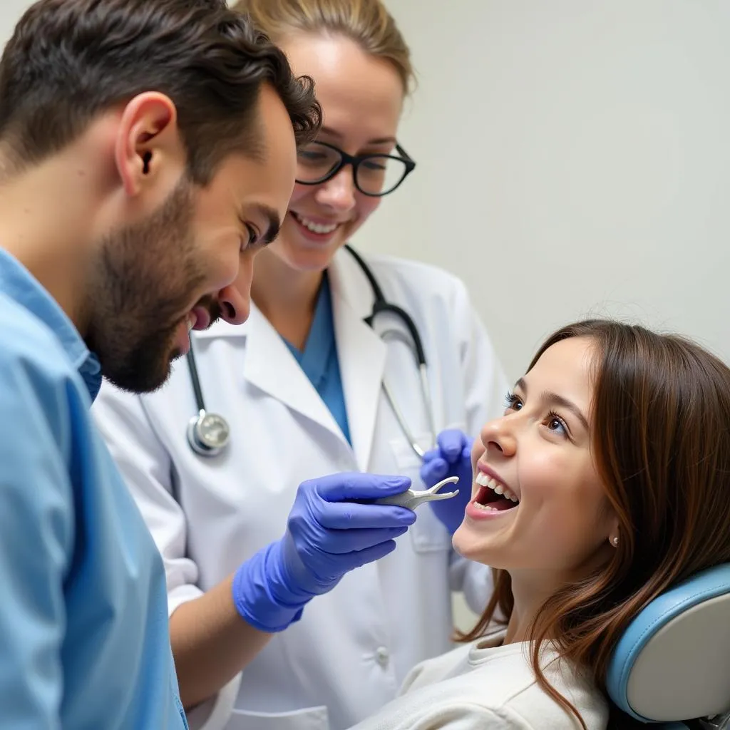 Patient Receiving Dental Checkup in Colonial Heights