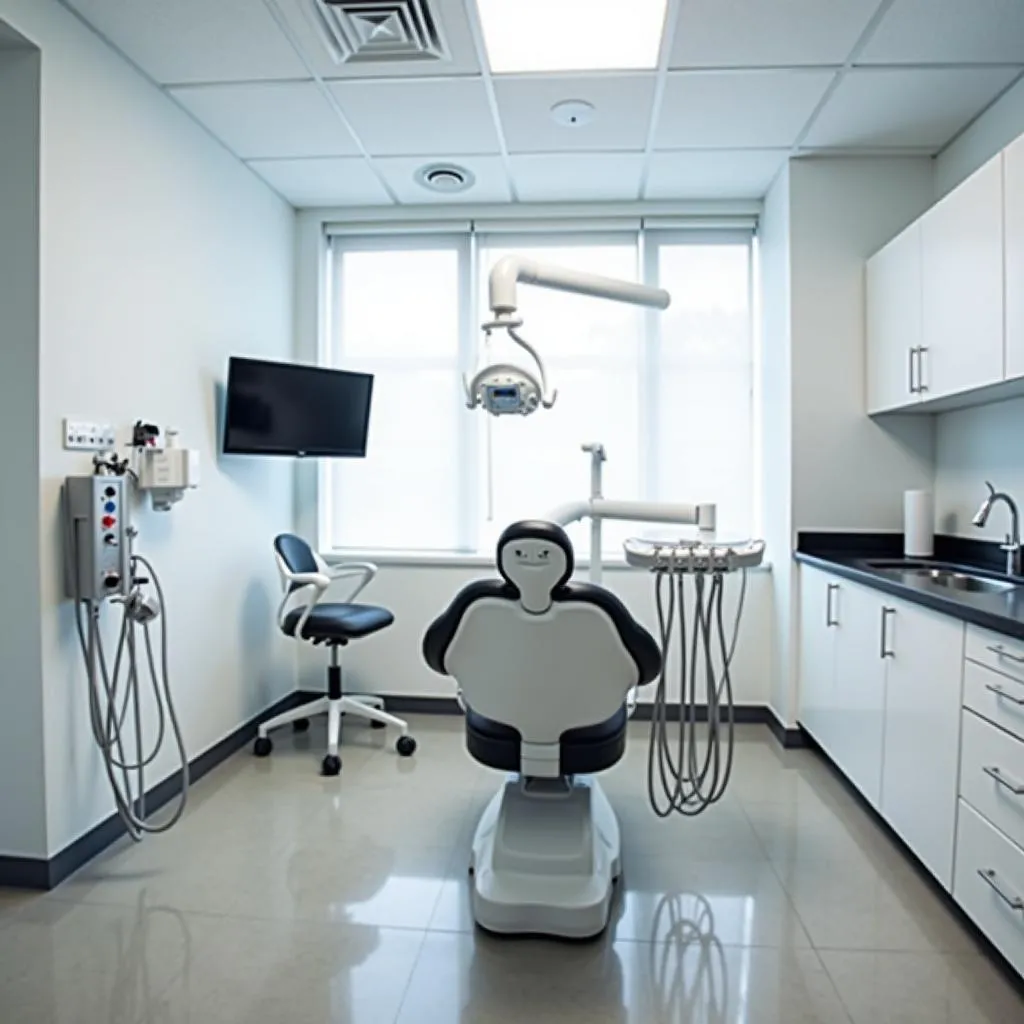 DentFirst Dental Care West Midtown: Advanced dental equipment in a modern treatment room