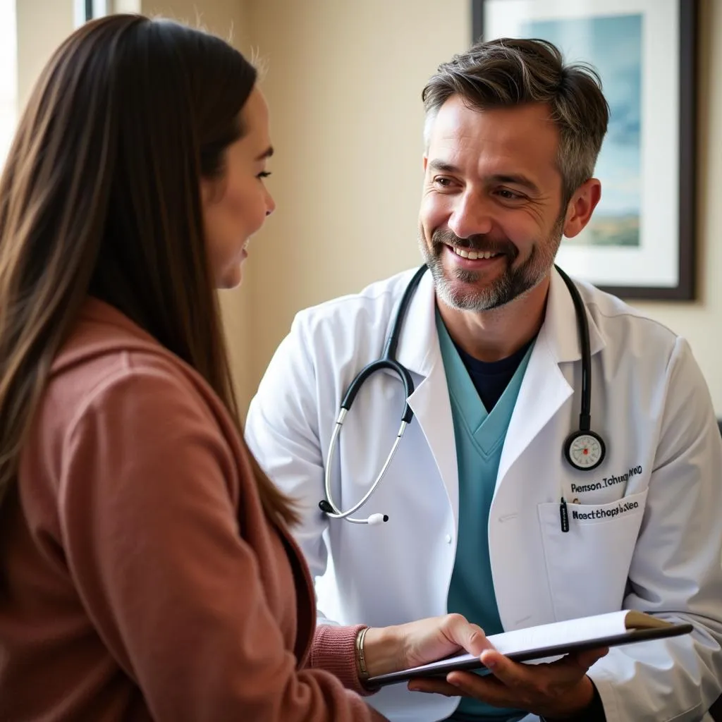 Doctor Consulting with a Patient