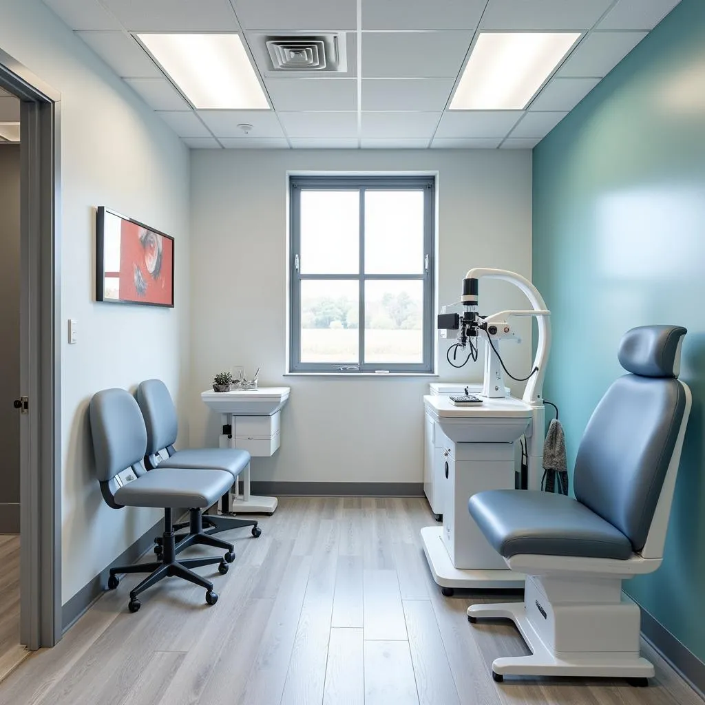 Modern Eye Care Clinic Examination Room