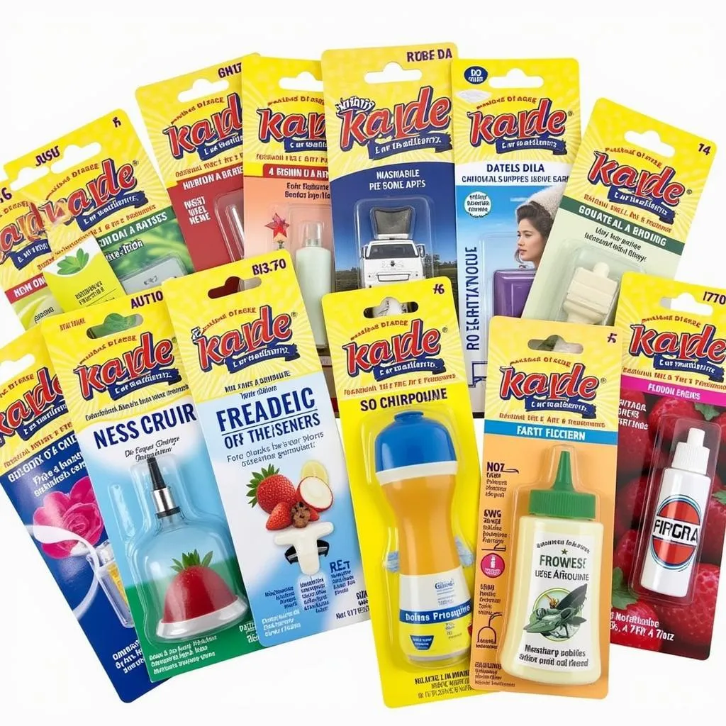 Different Car Freshener Scents