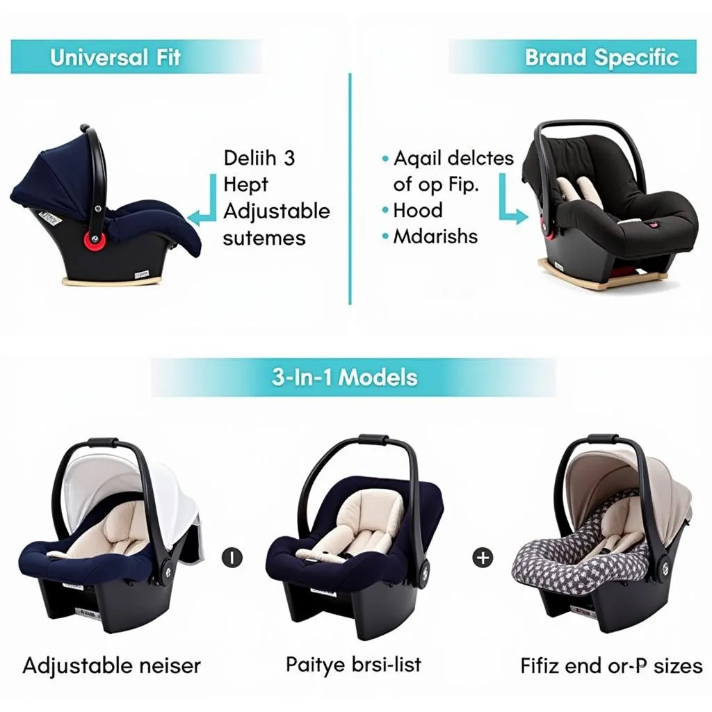 Variety of Car Seat Muffs