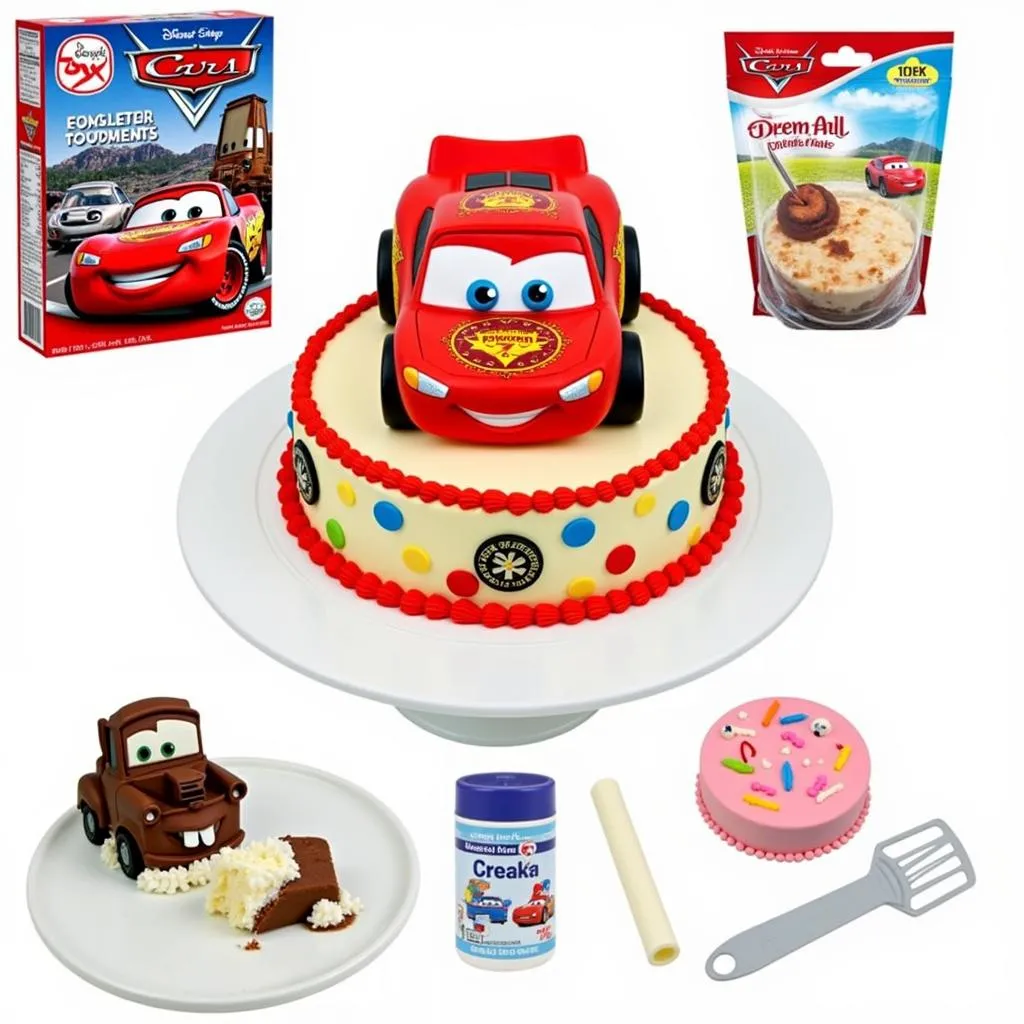 DIY Cars 3 cake kit