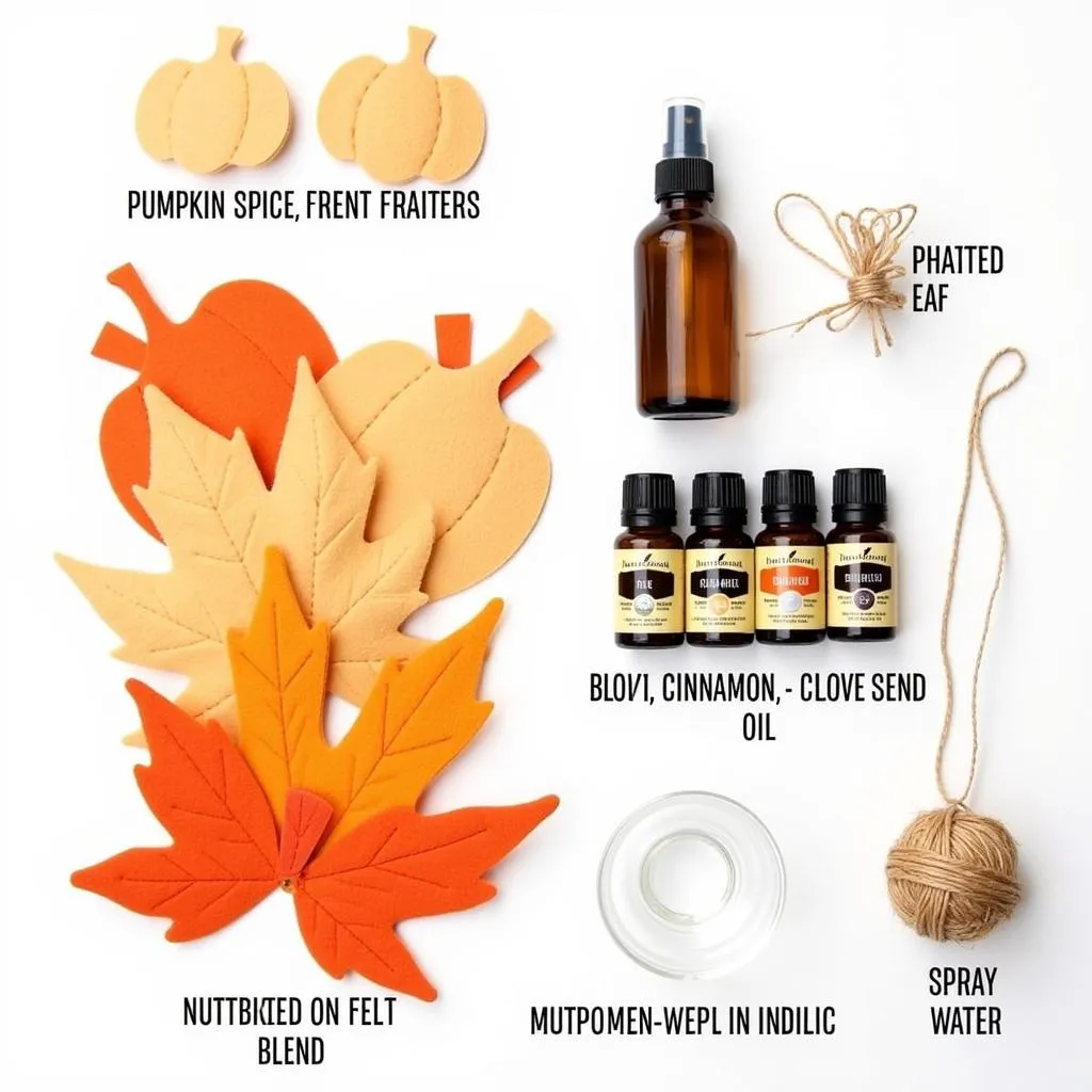 DIY pumpkin spice car air freshener ingredients