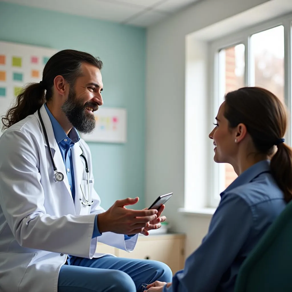 Doctor Consulting with Patient