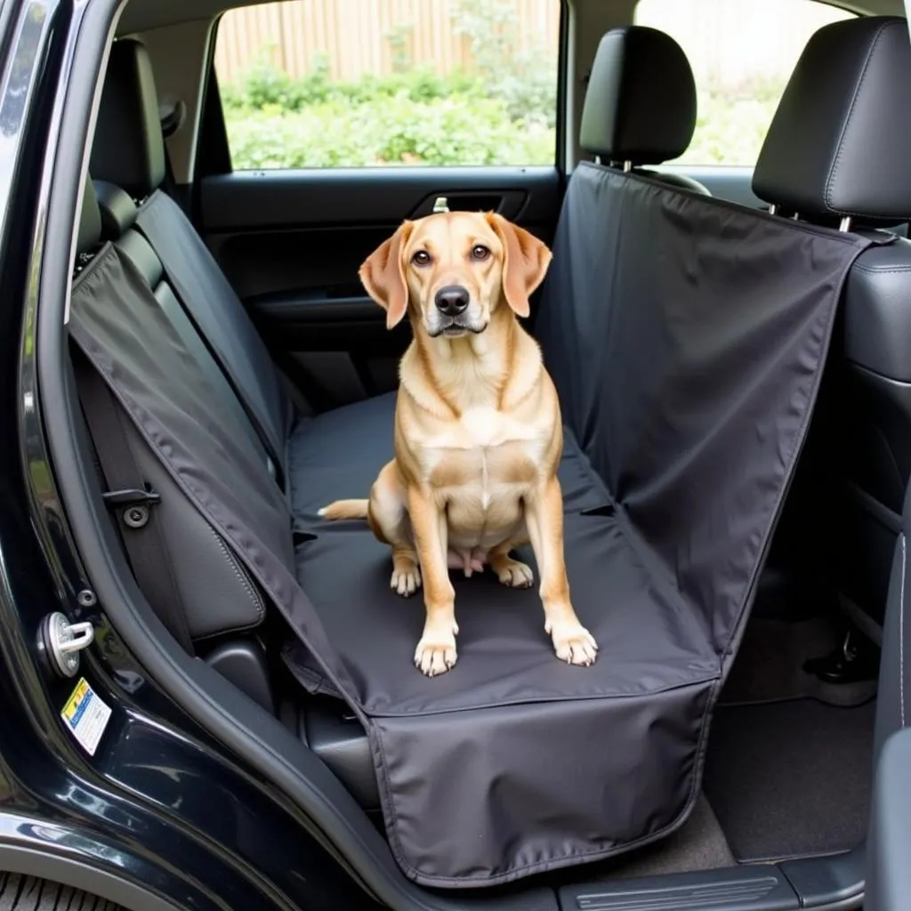 Dog Car Seat Cover with Side Flaps