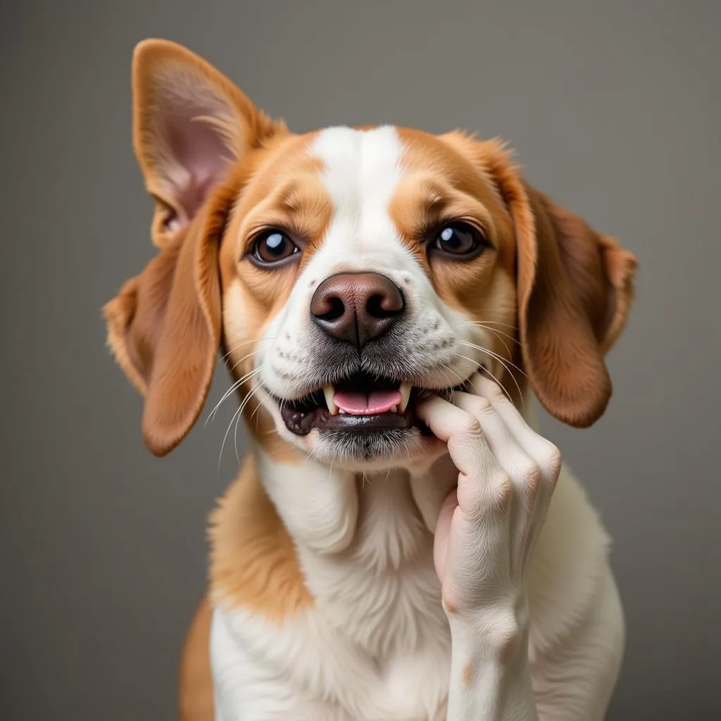 Dog Suffering From Dental Pain