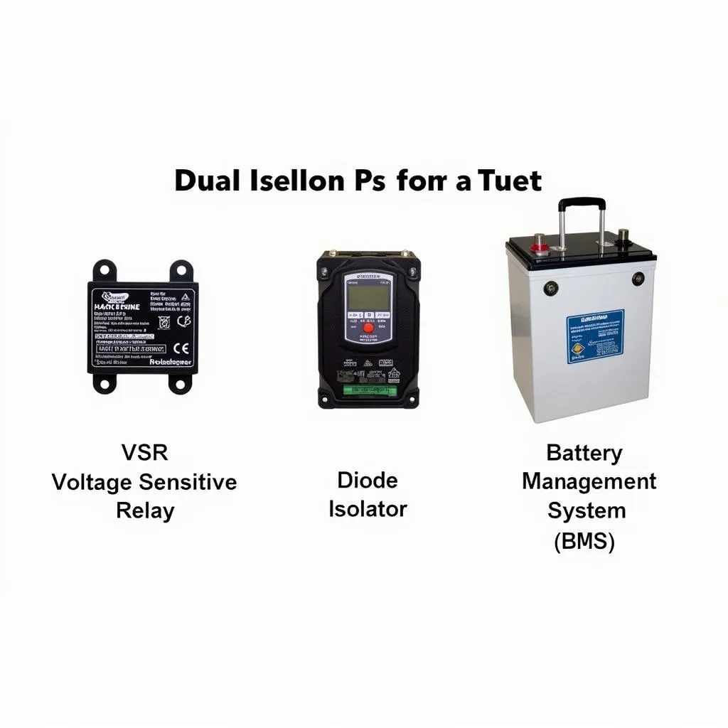 Types of Dual Battery Isolators