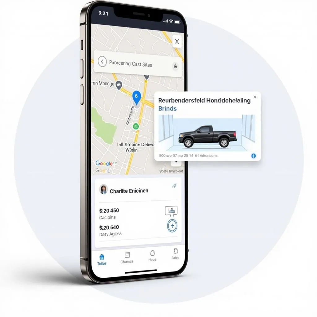 Eride Pro Mobile App Showing Vehicle Tracking