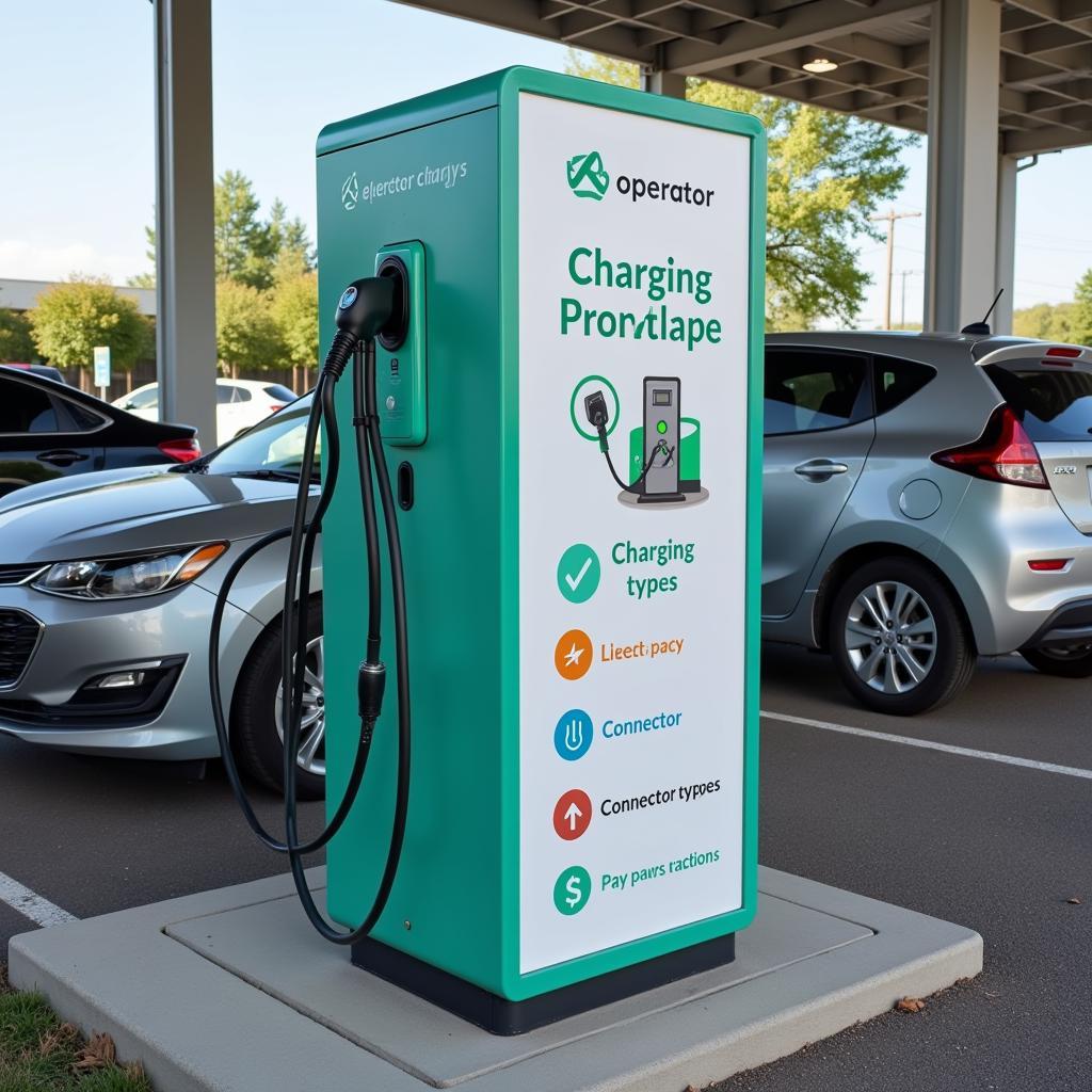 Electric Vehicle Charging Station Sign