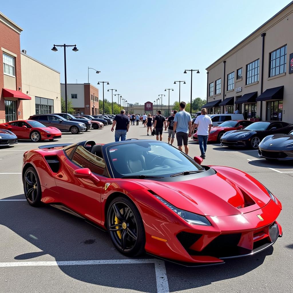 Exotic car show in Tennessee