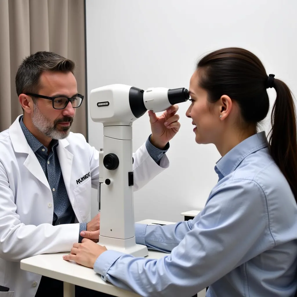 Consulting with an Eye Care Professional