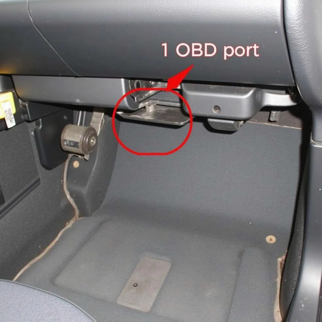 Ford Escort ZX2 OBD Port Location