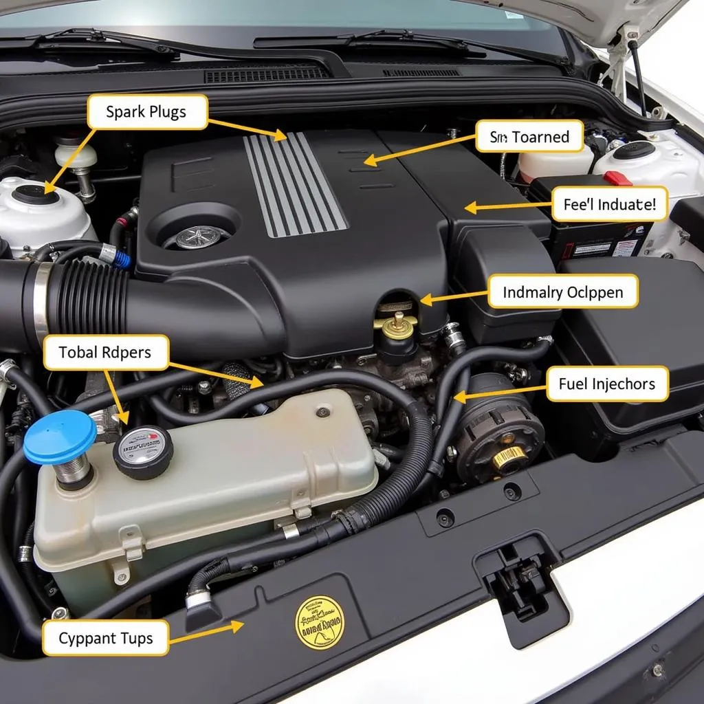 Ford Mustang Engine Bay